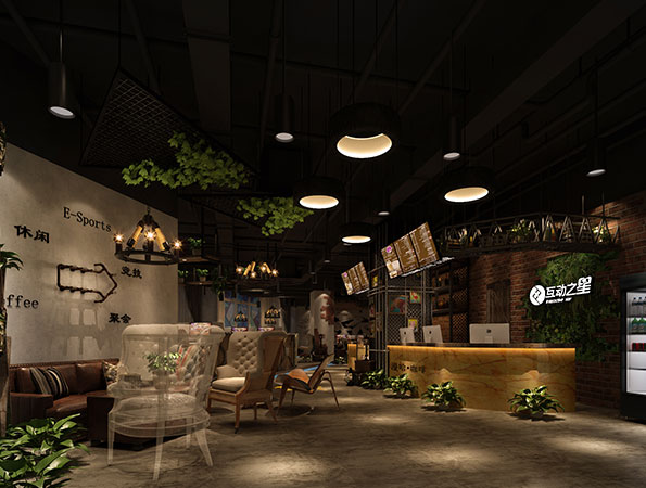 400㎡工业风格网咖123656的网站怎么开www_日博365wWW133562_365体育投注注册设计 | 互动之星网吧